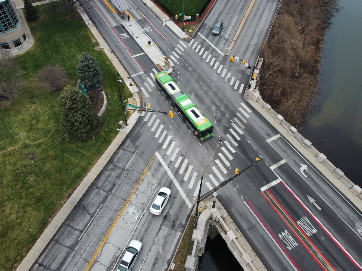 This is Indianapolis’  @IndyGoBus Red Line, one of the most remarkable recent transit projects in the US.