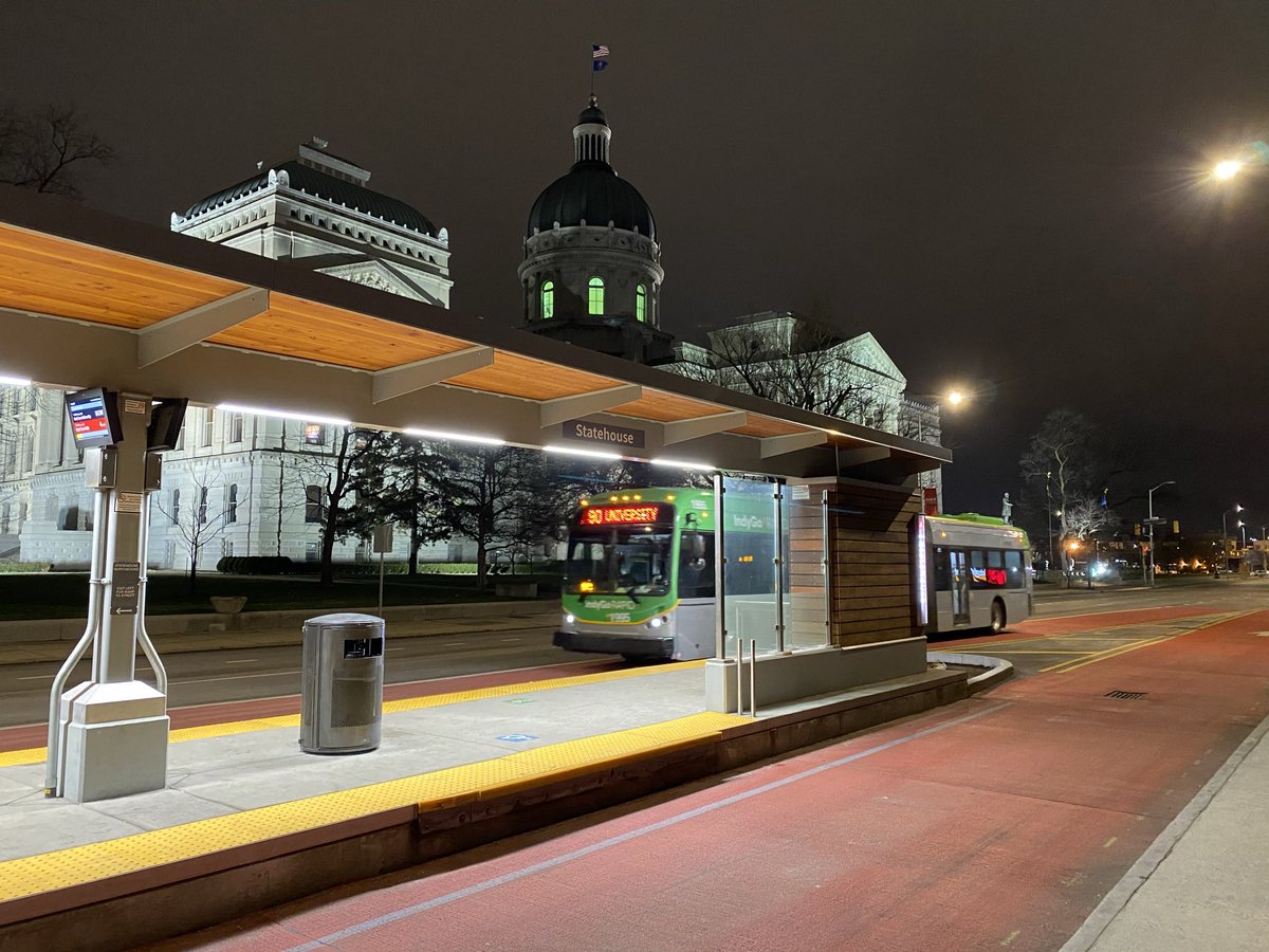 Indy is a tough place for transit: hostile state government (there’s a legislative requirement that IndyGo seek private philanthropic funds to run transit!), a large consolidated city that’s politically split, and, thanks to lots of post-WWII growth, a pretty car-oriented place.