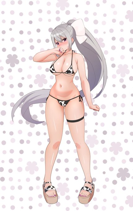 牛柄ビキニdrn...🧐 