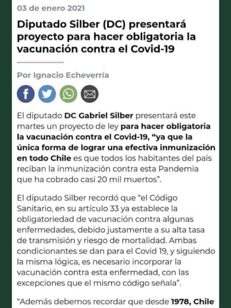 🚨De ser esto cierto, q se prepare <a href="/gabrielsilber/">Gabriel Silber</a> pa asumir las consecuencias+condena de estar proponiendo tal infame, perversa, inescrupulosa y criminal medida...al hacerse cómplice del perverso Plan Genocida de Despoblación #NOM
#NiPerdónNiOlvido

Vean🔻
m.facebook.com/tertuliasliber…