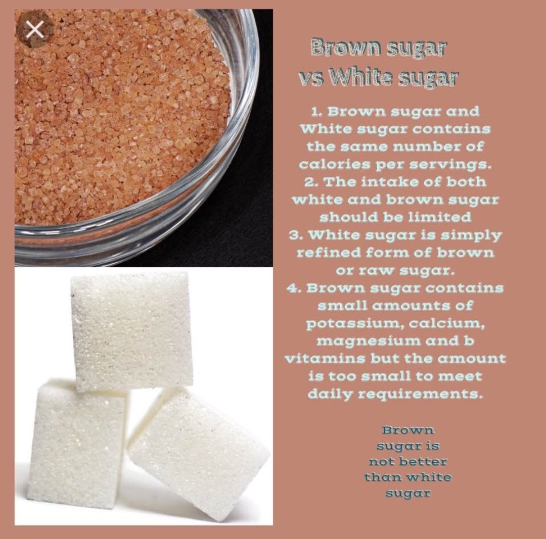 ainaaanatashaaa's tweet photo. What are the differences between Brown Sugar &amp; White Sugar 🤔💡 #imk221 https://t.co/R37i2etjiq