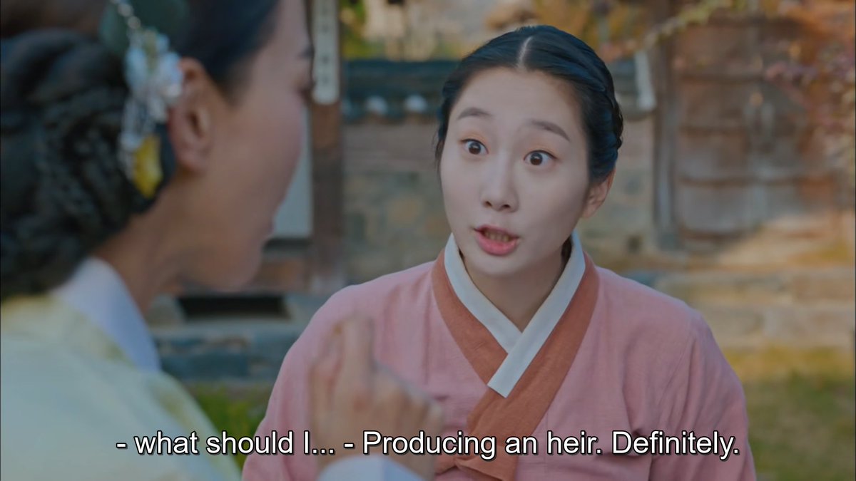 The drama also emphasizes that the only way for Sobong to maintain her status as queen is by giving birth to a prince. Whether she likes the idea or not, she had to go through this—likewise, the plot in the original novel and c-webseries. #MrQueenEp8  #MrQueen