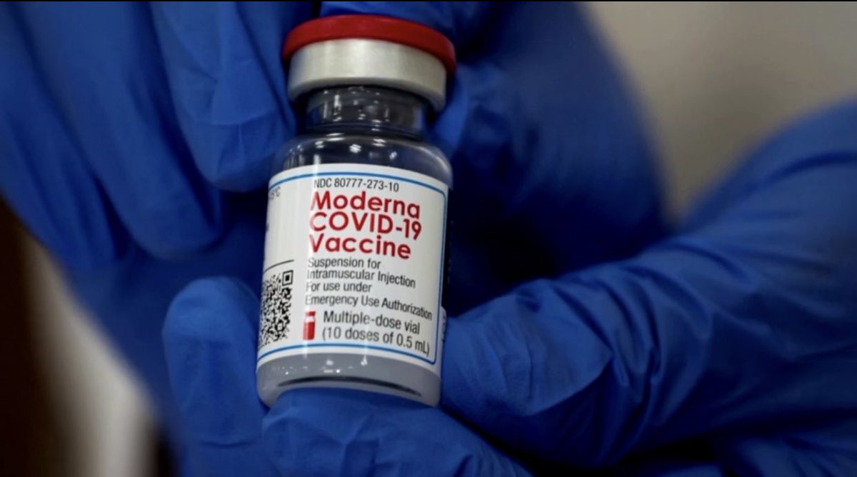 BREAKING—U.S. govt is considering giving some people half-dose of Moderna's  #COVID19 vaccine in order to speed vaccinations, says Moncef Slaoui, head of Operation Warp Speed, in talks w/ FDA. Bold, but maybe possible—let’s walkthrough the trial data.  https://www.reuters.com/article/us-health-coronavirus-usa-moderna-idUSKBN2980NW