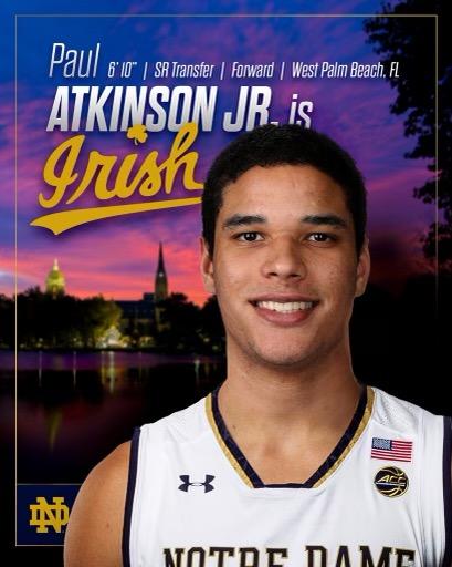 Excited for next season! Go Irish! #Committed
