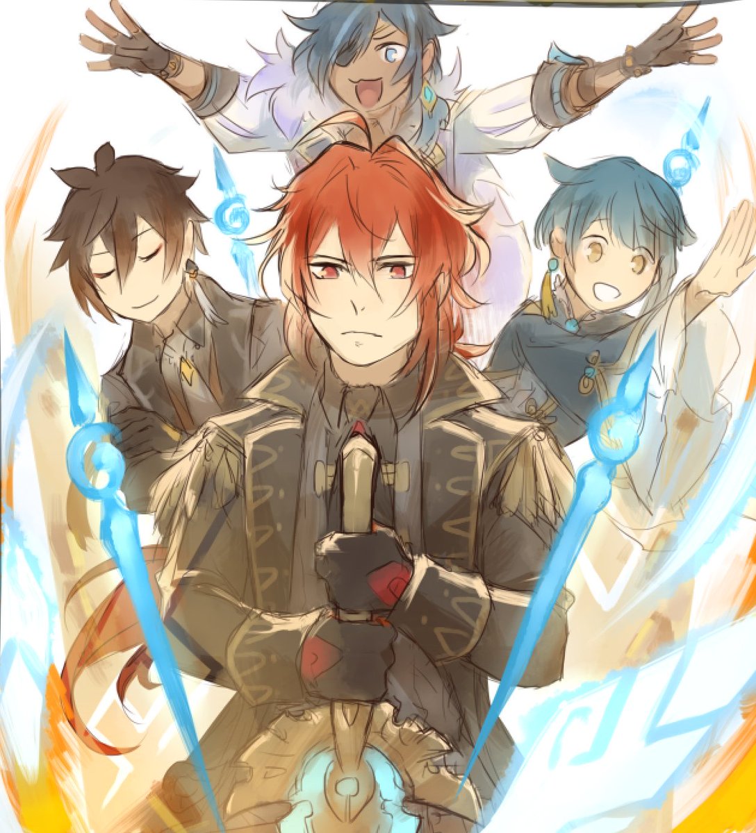 diluc may carry the team, but the team protects diluc ;w;