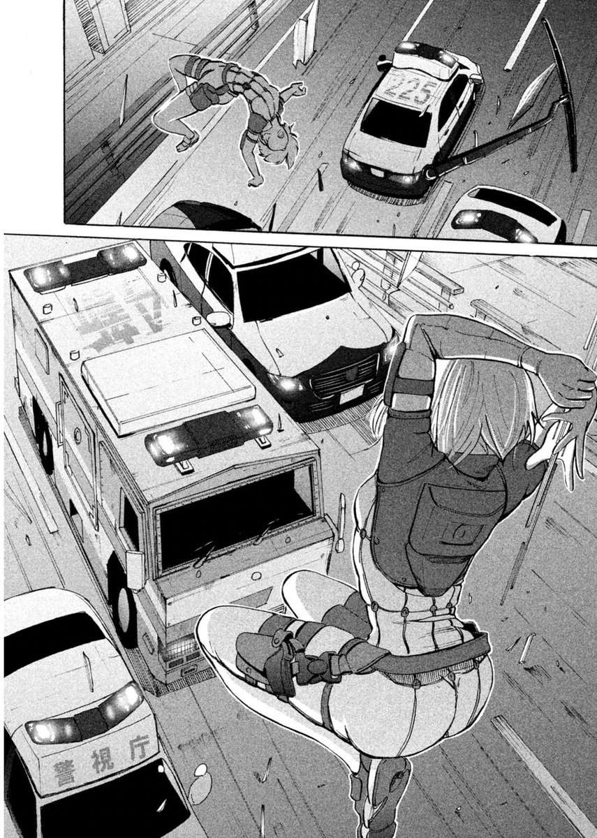 うちのアーニャはパトカーを潰してくれます。 