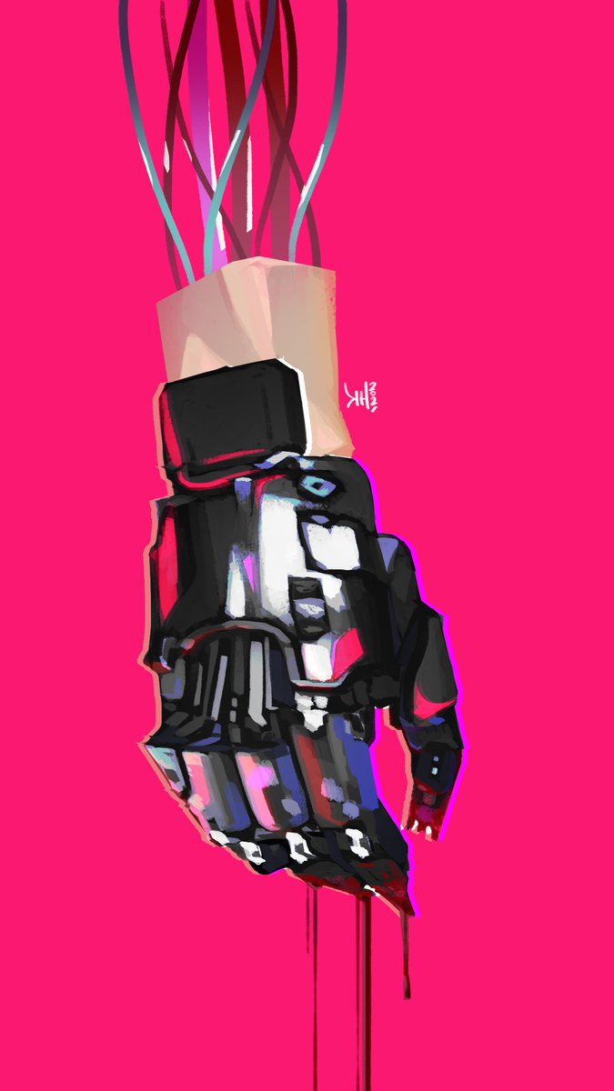 KamuiHand's tweet photo. Etude #6
#etude #study #estudio #ilustracion #illustrator #digital #digitalart #cyberpunk #scifi #cienciaficcion #hand #robot #cyberhand https://t.co/VFiwlp9oe4