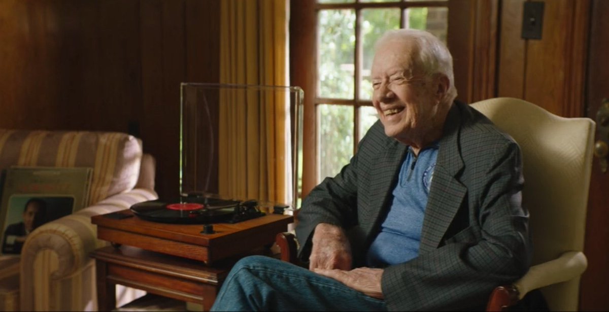 Hearing folks like Bob Dylan, Willie Nelson, the Allman Brothers Band and legendary Black gospel musicians speak with such reverence for #JimmyCarter in this CNN documentary reinforces my belief that Carter is perhaps the coolest and most decent man to ever be president.