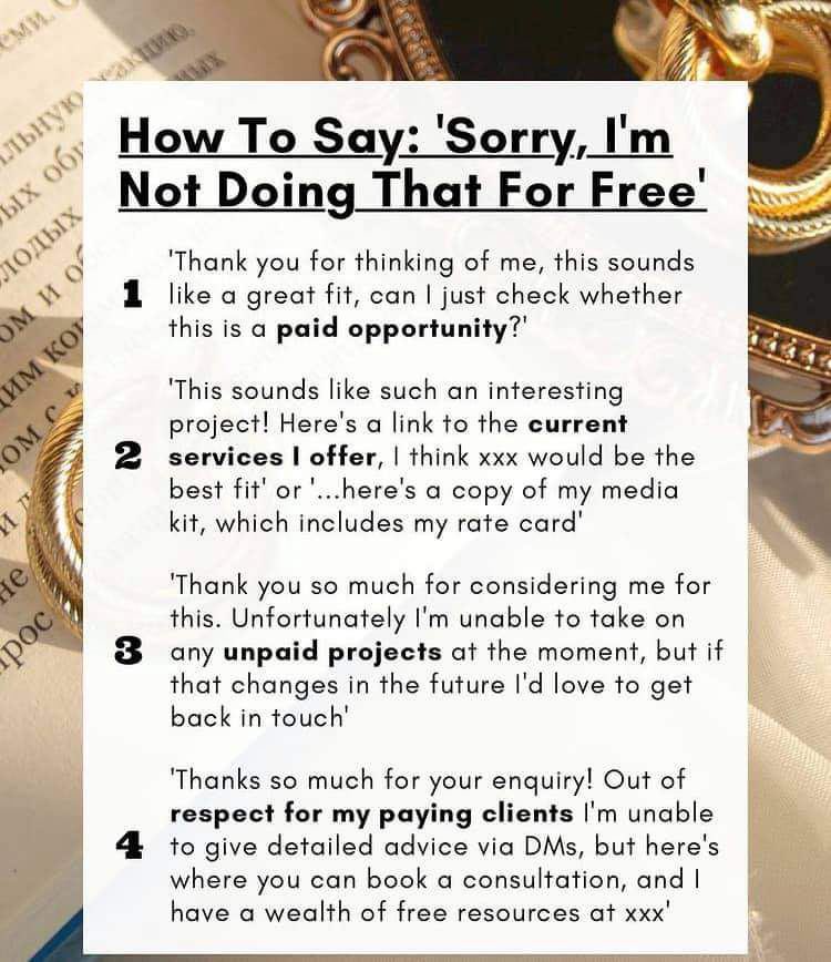 Here's tips to how to say 'sorry, im not doing that for free '
.
.

#kerjakosong #resumemurah #carikerja #kerajaan #swasta #resumemenarik #coverletter #resumebest #kerjakosong #jobstreet #maukerja #jobkini #job #vacancies #tipskerja #tips #takdekerja #tipshebat #tipskerjabaik