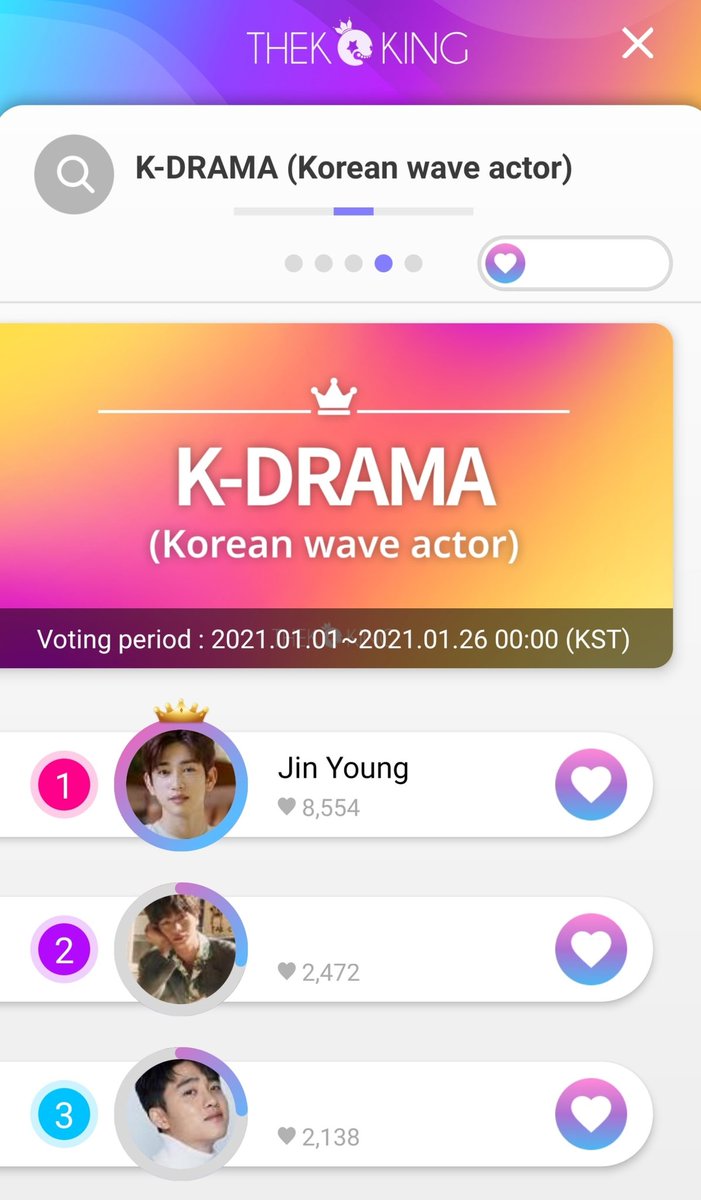 PJYVotingTeam's tweet photo. [INFO - Thekking]

Please collect and vote for Jinyoung on the 'KDrama category'

🏆The winner gets an ad on Time Square for 7 days.
📆Jan. 1 - Jan. 26, 2021

IOS https://t.co/KnEm6rmS4r
Android https://t.co/Eh9gF9zsrB 

#JINYOUNG @GOT7Official 

Tutorial: https://t.co/5n13tctoTV https://t.co/wY8SlpFRf0