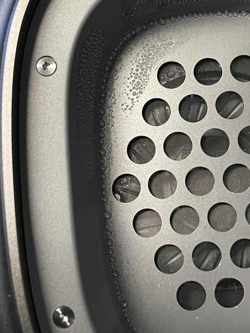 Condensation inside of an Airpods Max earcup