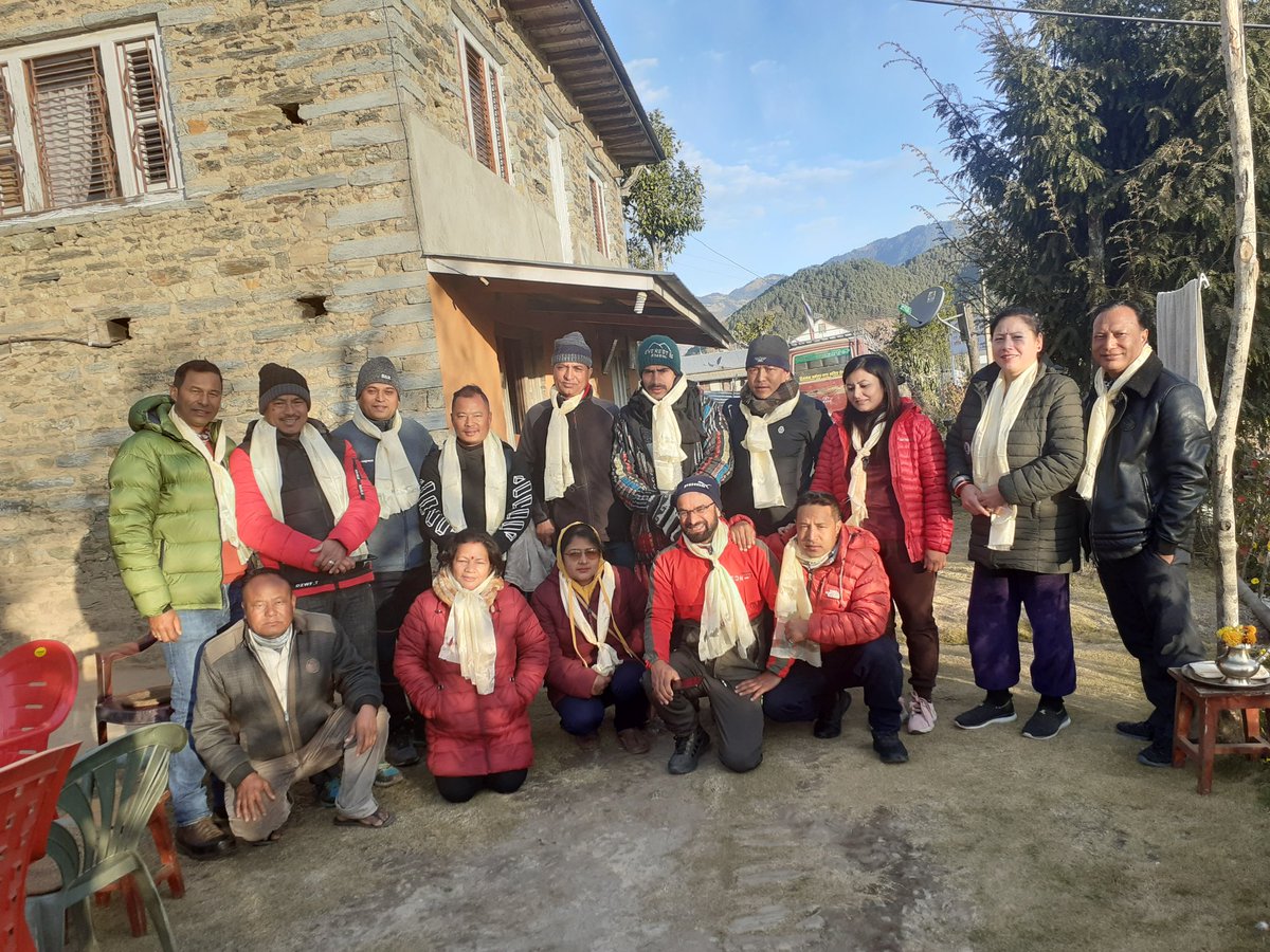 MavinThing's tweet image. Guests farewell yesterday.