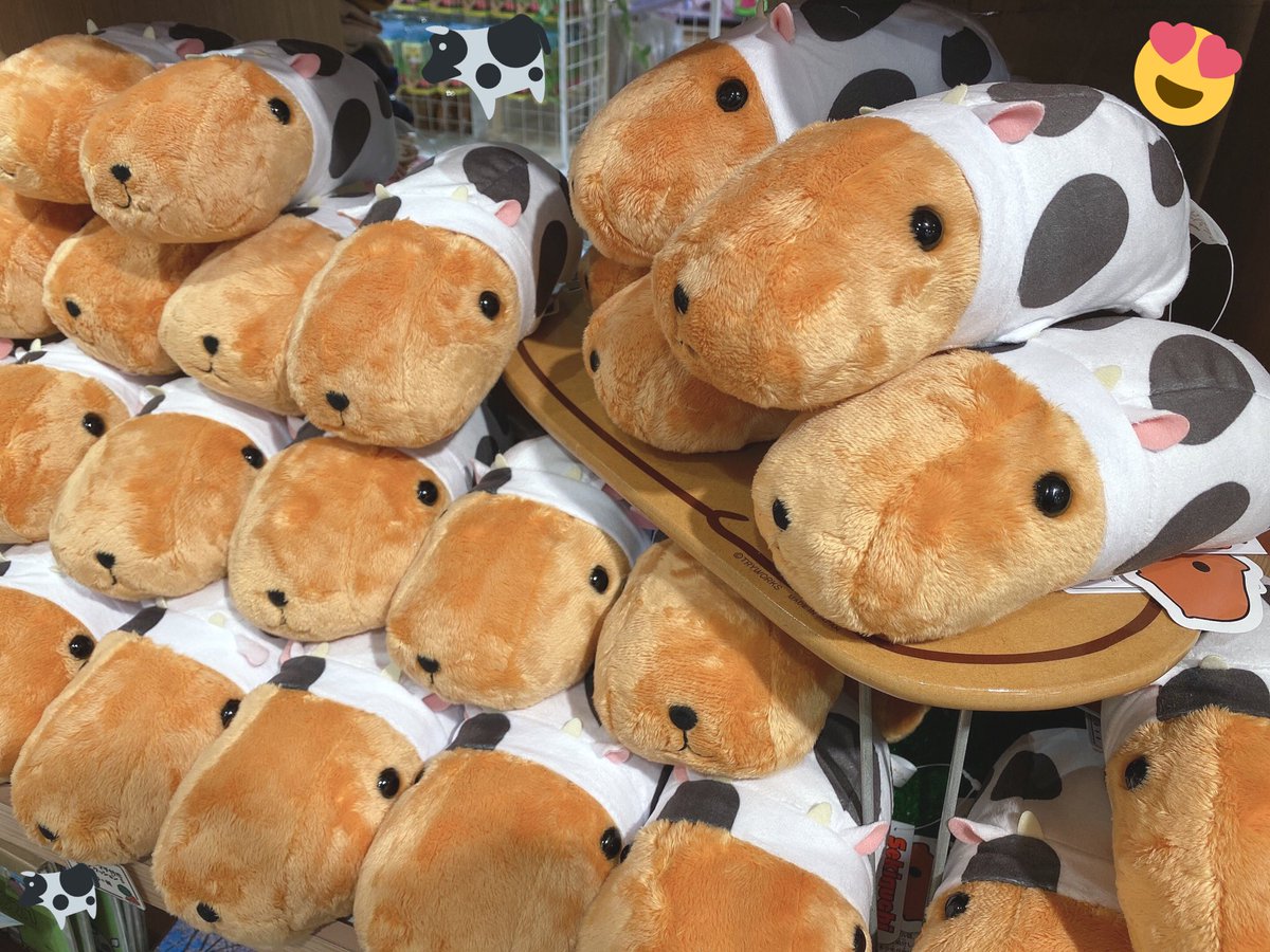 カピバラさん　キュルッとショップ　周年ぬいぐるみ　5体セット カピバラさん｣ショップ東京駅店が4周年祭を開催！｜ウォーカープラス