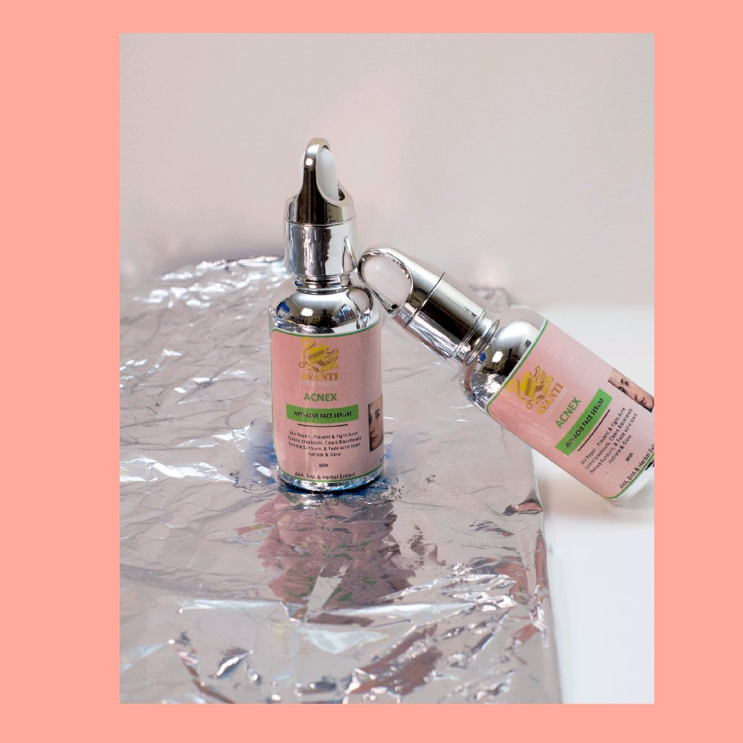 Avanti_luxury's tweet photo. Acnex serum fades out dark spots lightens skin and evens out your skin tone. Key ingredient are herbal extract https://t.co/l6yufN630h
