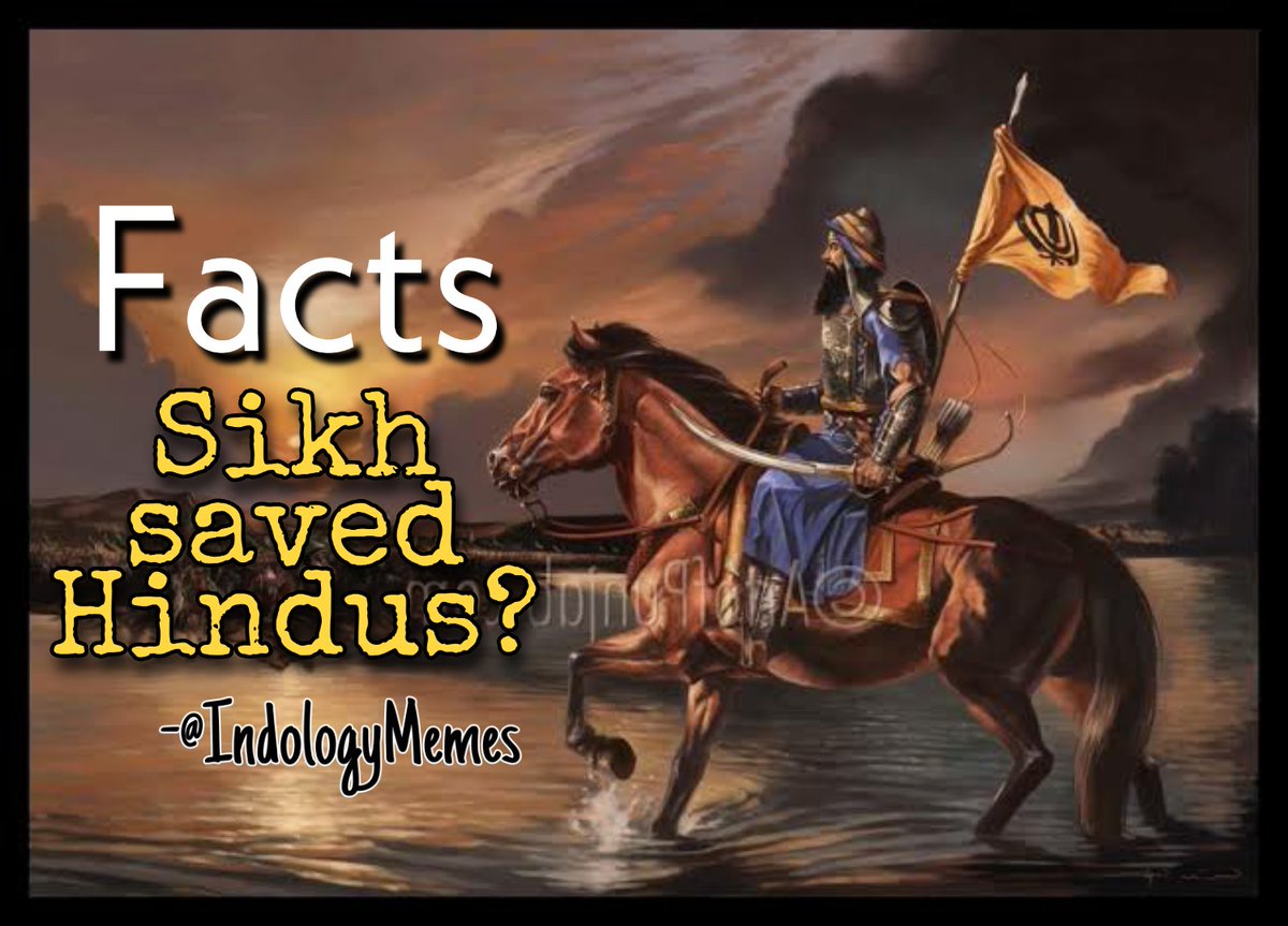  #Threadसिखांनी हिंदूंना वाचवलं?सिख धर्माची निर्मिती हिंदूंचे रक्षण करण्यासाठी झाली?सध्याचा चर्चेतला विषय.लहानांपासून मोठ्यांपर्यंत हा भ्रम,गैरसमज पसरलेला आहे.या शेंडा ना बुड असलेल्या पण खोलात पसरलेल्या विधानासोबतच काही इंटरेस्टिंग तथ्य जुडले आहेत, ज्यात मराठा इतिहास सुध्दा+