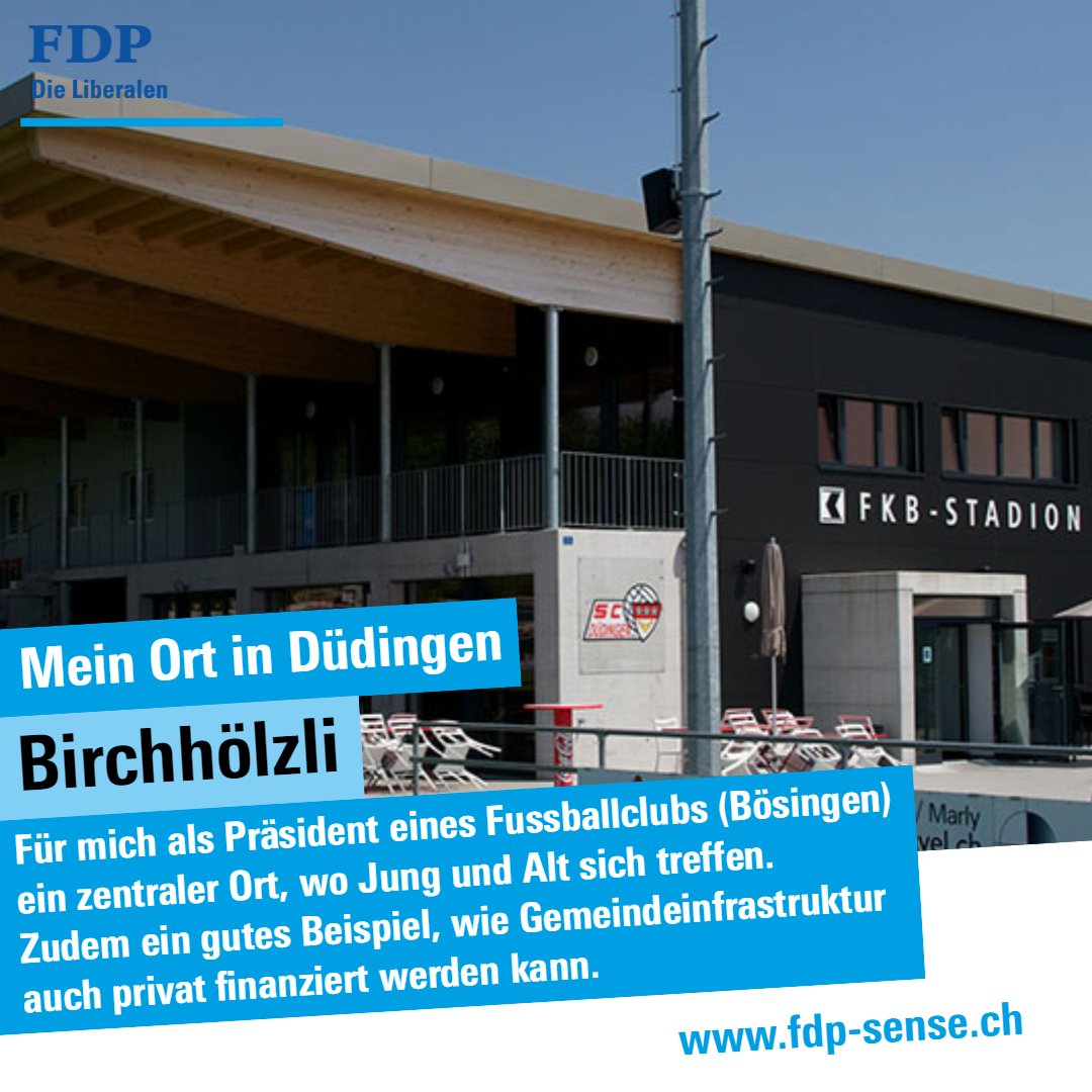 FdpSense's tweet photo. Adrian Schwaller ist Generalratskandidat in Düdingen #fdpsense #wahlen21 #generalrat #duedingen https://t.co/iswxj7dt7s