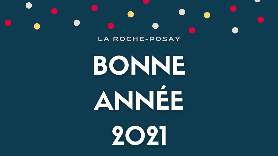 L'#officedetourisme de #larocheposay vous souhaite une excellente année 2021😉.