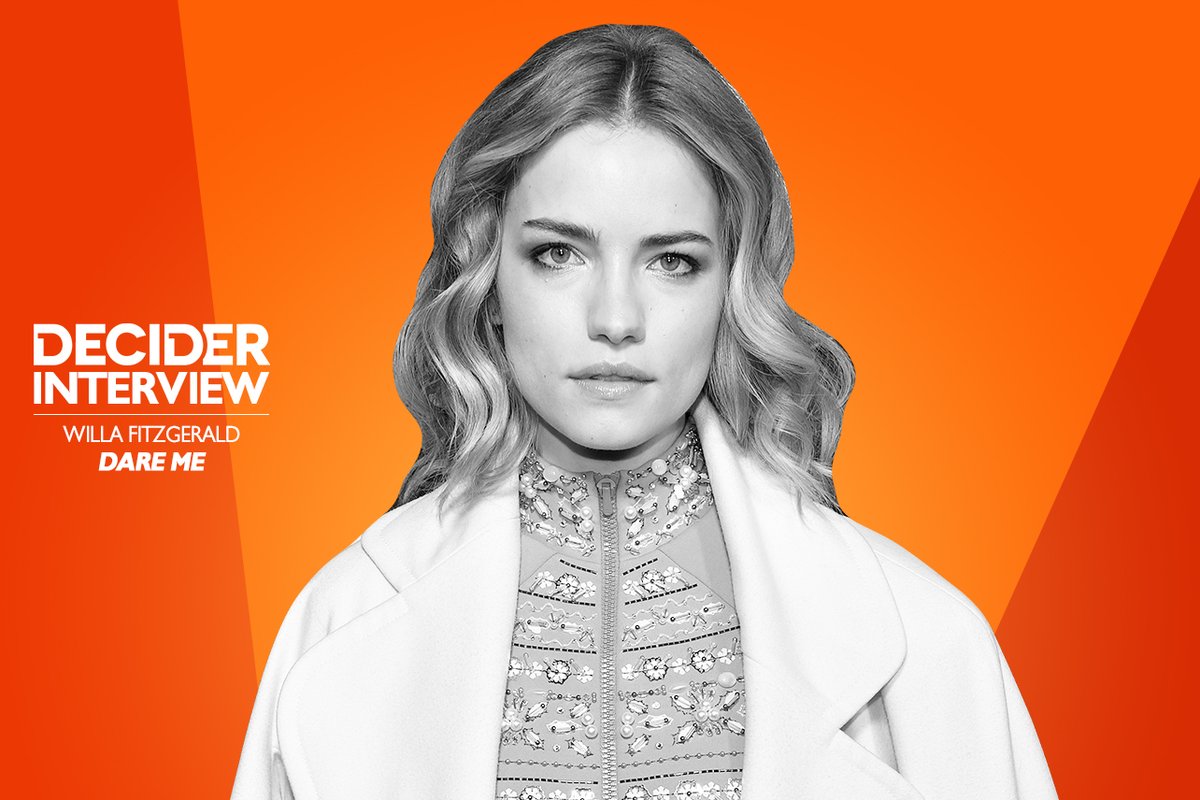 Willa Fitzgerald talks about her role in the highly addictive #DareMe: http...