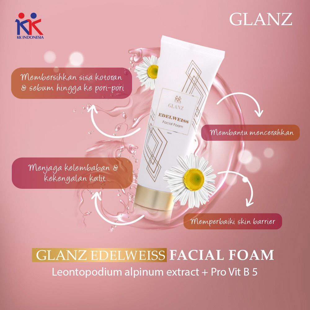 EkaSb30's tweet photo. GLANZ EDELWEISS 
1.Membersihkan sisa kotoran dan sebum hingga pori"
2. Membantu mencerahkan Kulit wajah
3. Memperbaiki skin barrier 
4. Menjaga kelembapan dan kekenyalan kulit wajah https://t.co/q61gN7ddnn