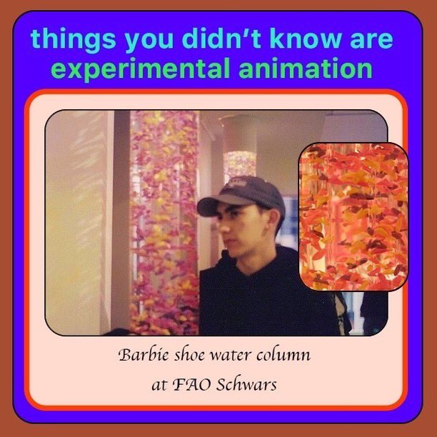 Things you didn’t know are experimental animation (a thread)