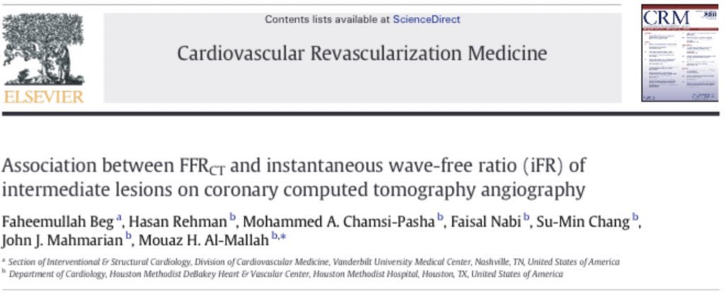 Here is our contribution to the exciting world of FFR-CT. sciencedirect.com/science/articl…