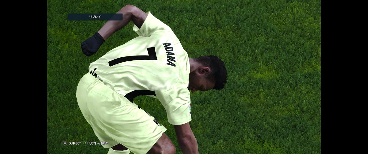 Isashi Che Ma Wei Matsui Efootball Pes 21日本語版 ウイニングイレブン 21 Edit Version Modでのエディットのチェックのテストマッチ 私のマスターリーグのアトレティコ マドリードのアウェイのユニフォームをチェック カンプ ノウでバルサと