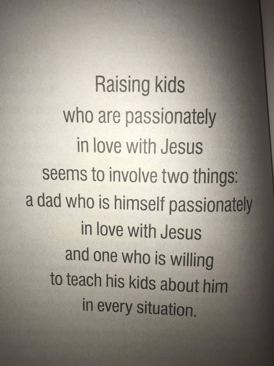 Just about to finish my 1st book of the new year and I HIGHLY recommend it! The cover caught my eye but the content made me want to  read it. 

This is for Dads out there who are trying their best to spiritually lead their kids and family. 

Thank you <a href="/JerradLopes/">Jerrad Lopes</a> for your work!