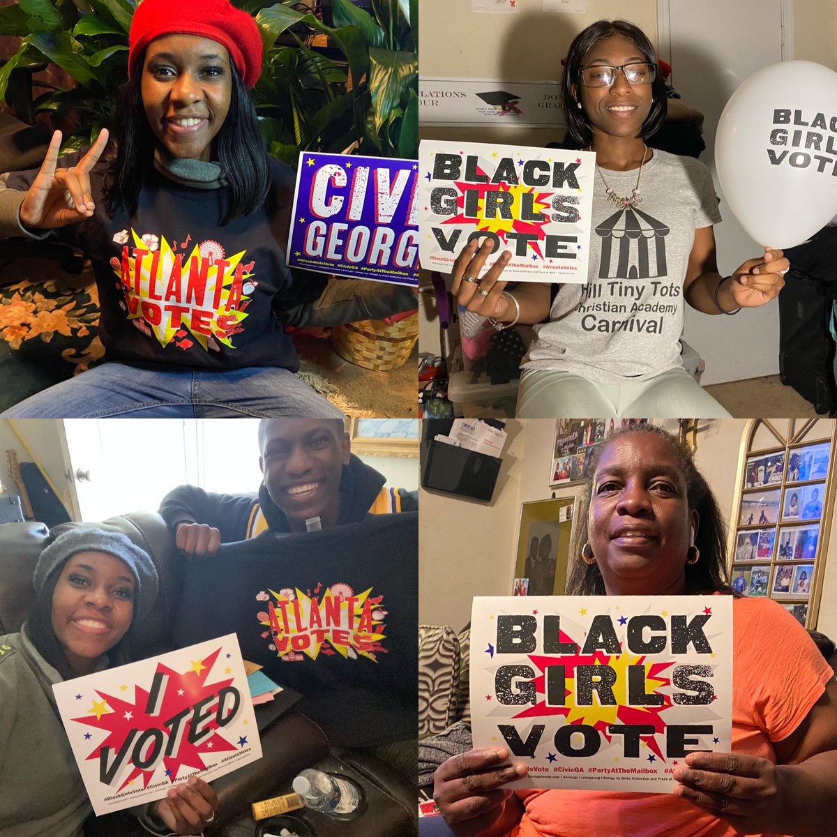 letichaheflin's tweet photo. Let’s Go Georgia let’s Handle Business!!!! #PartyattheMailbox #BlackGirlsVote #AtlantaVote #BlackBoysVote #StrolltothePolls https://t.co/msiCl2fIc5