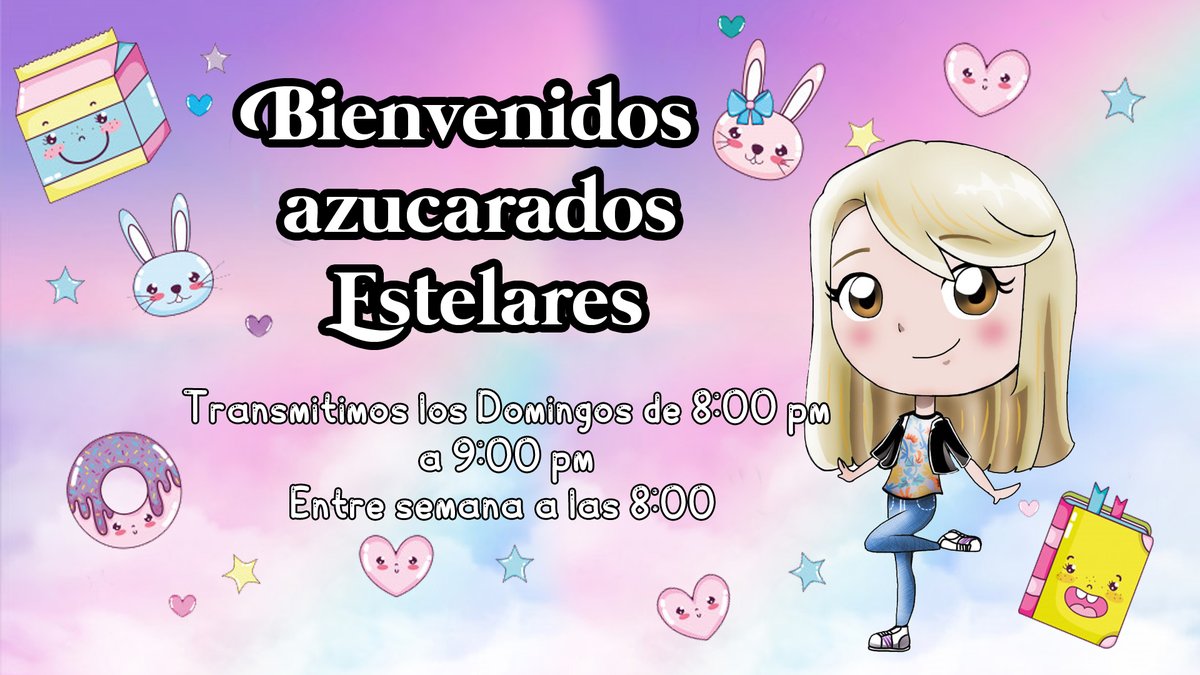 AzucarEstelar's tweet photo. Los espero :)

#streaming #anime #AnimeArt #kawaii #CHIBI https://t.co/e7IFJCB6L7