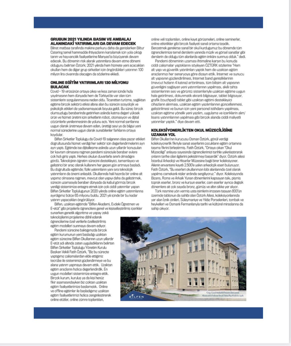 Ocak/2021 <a href="/fortuneturkiye/">Fortune Türkiye</a> dergisinde yayınlanan röpörtajım....