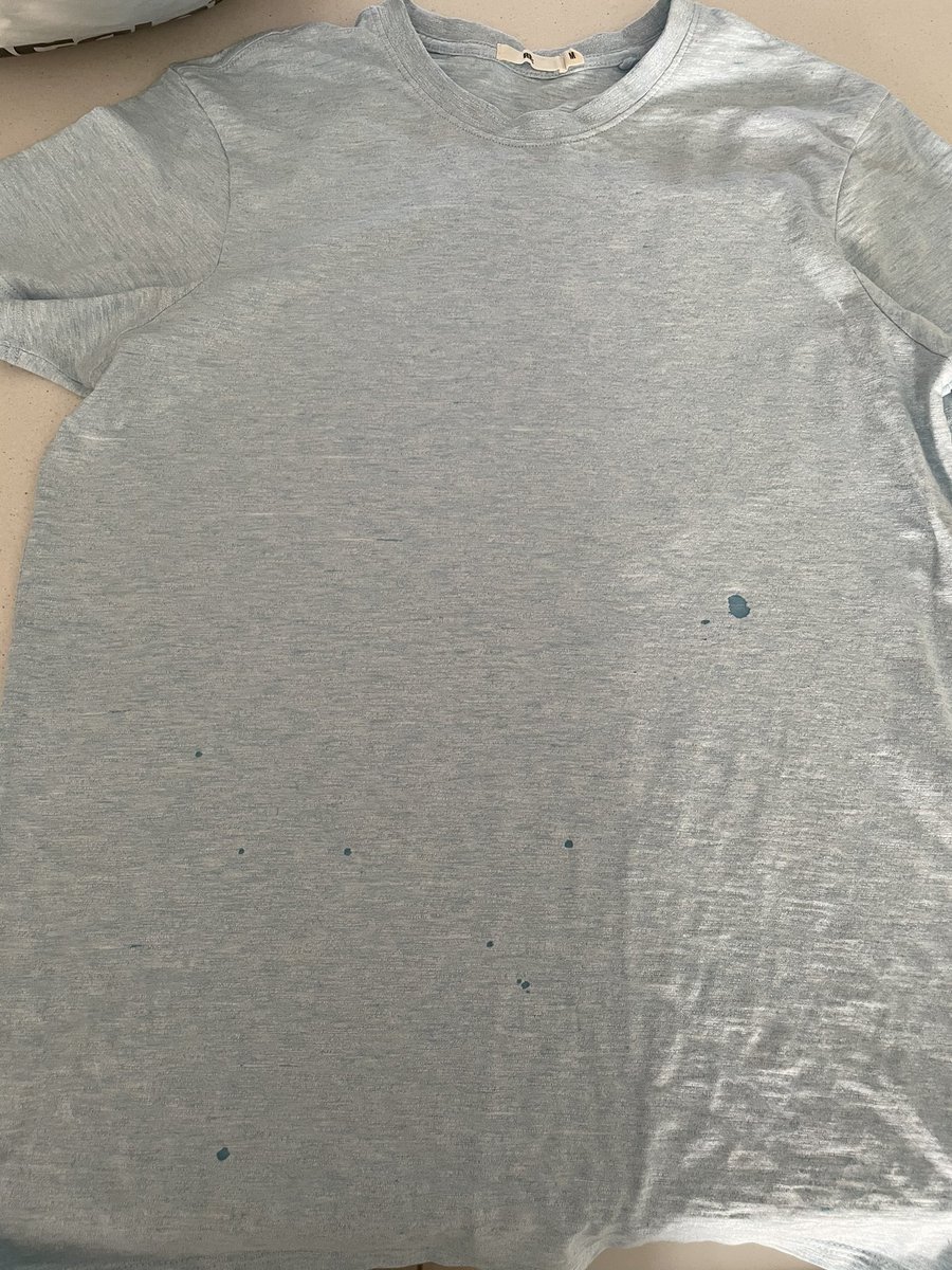 gertbester87's tweet photo. @WOOLWORTHS_SA how is this possible? I bought several clothing items the 22nd of December 2020 and this shirt is full of holes after 1 wash? I have another of the same kind that’s still perfect. https://t.co/JwArOBOqV5