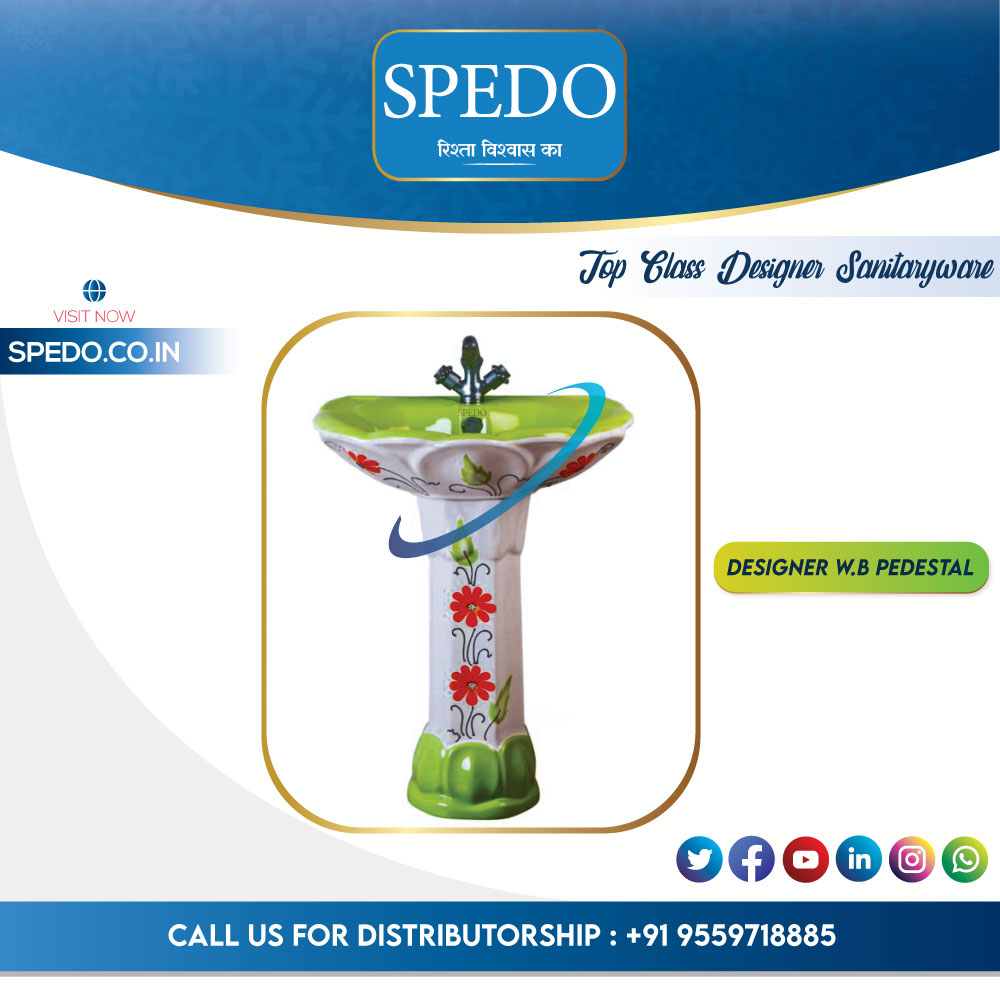 IndiaSpedo's tweet photo. SPEDO presents "DESIGNER WASHBASIN PEDESTAL" genuine quality.

### we are searching distributors all over INDIA ###

#MADEININDIA #VOCALFORLOCALINDIA #sanitaryware  #cistern #seatcover #rusticwbpedestal
#spedoindia
#spedowatertank
#spedosanitaryware
#spedocistern
#spedoseatcover https://t.co/g9Yd5MAqUm