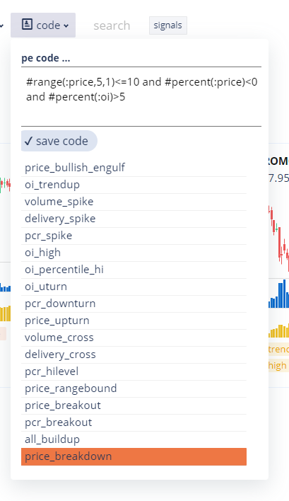 nice to see some interesting results made by another user using  @MyFnO  #CODE for a  #price_breakdown -->nice to see people getting hang of it ...the possibilities are endless and we just getting started !