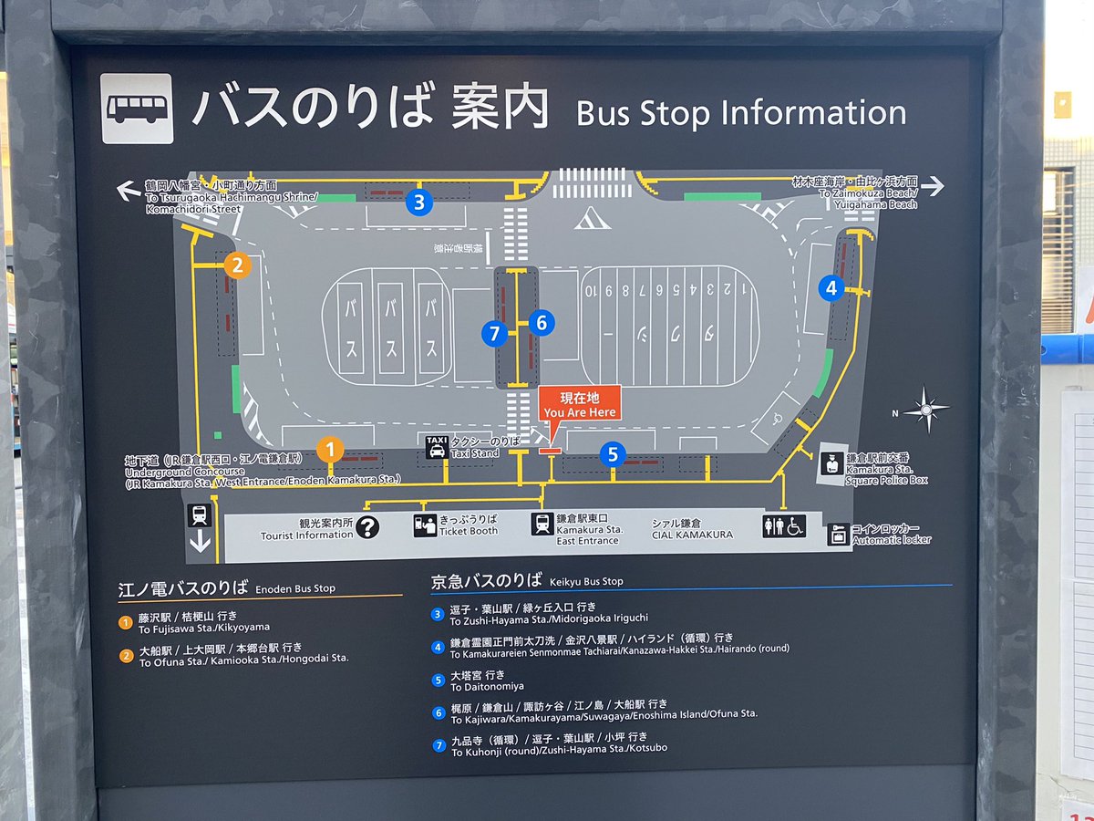 中沢 克之 第62代鎌倉市議会議長 鎌倉駅東口の バス乗り場案内板が 新しくなりました タクシー が なぜが上下逆ですが 中沢 克之 第62代鎌倉市議会議長 鎌倉駅東口の バス乗り場案内板が 新しくなりました タクシー が なぜが上下逆ですが
