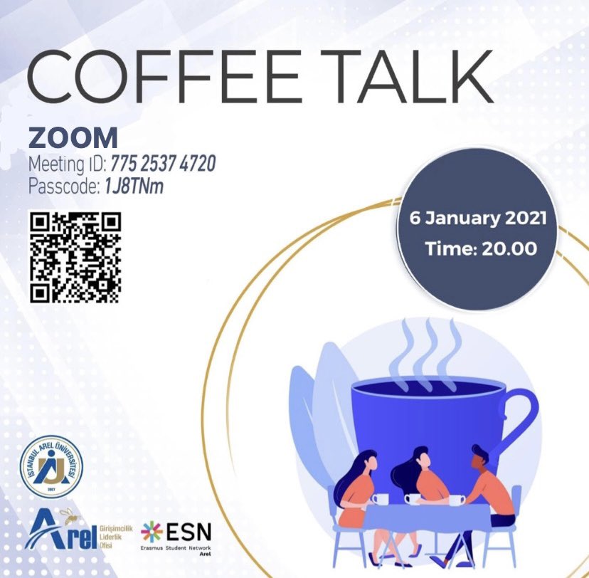 ESNArel's tweet photo. In our Coffee Talk event, we are planning to get closer to our members. We are going to talk about quarantine, lockdowns and what do these things feel for us. If you want to join us all you have to do is grab a cup of coffee and get in our Zoom hall. https://t.co/tFFybr7rPY