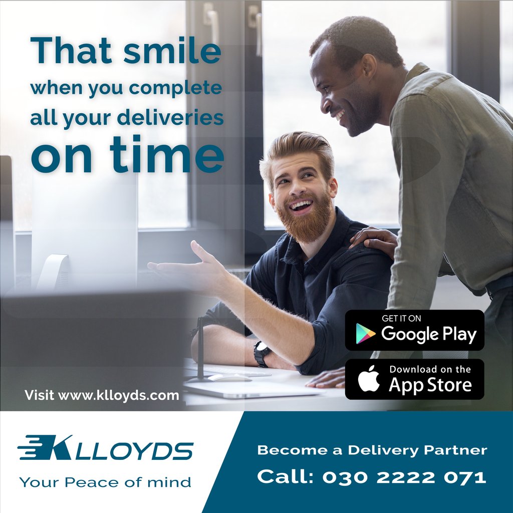 Klloydsghana's tweet photo. Delivery Companies, meet your daily delivery target faster and safer with Klloyds. Partner with us, call: 030 2222 071. #logistics #delivery #ghana #tech https://t.co/msZf8k9wTq