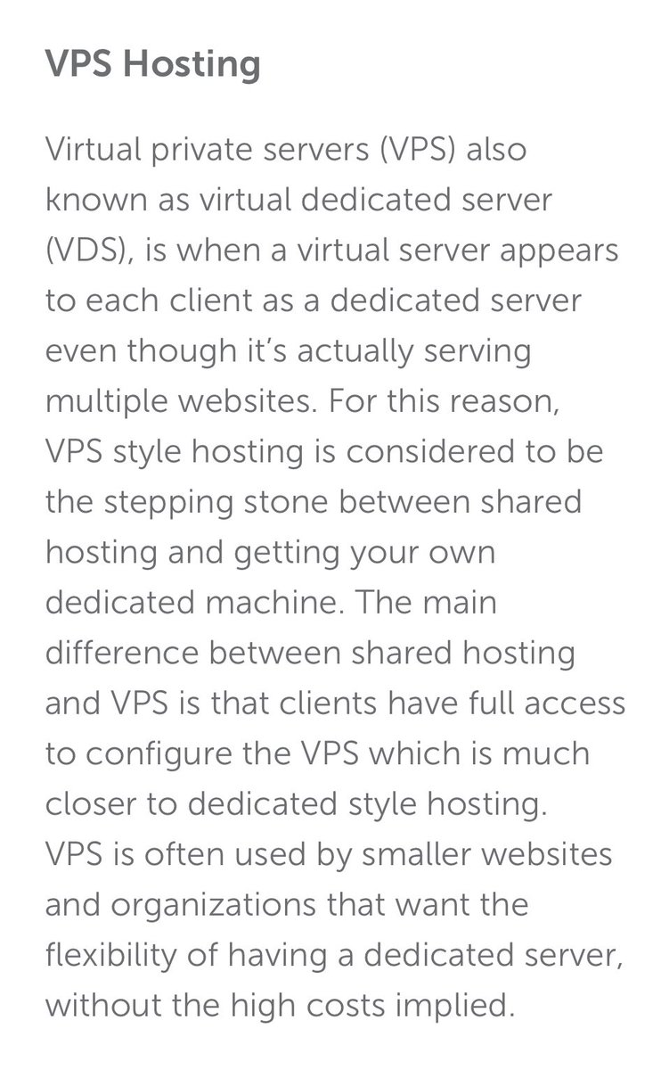The four different types of hosting are •Shared•Dedicated•Cloud Hosting•Virtual Private Server (VPS)Each one has different pros and cons and you should choose what works best for you