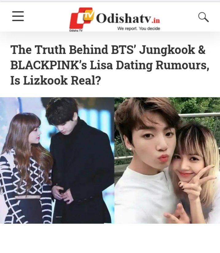 Jungkook And Lisa Dating : Bts Jungkook And Blackpink S Lisa Dating