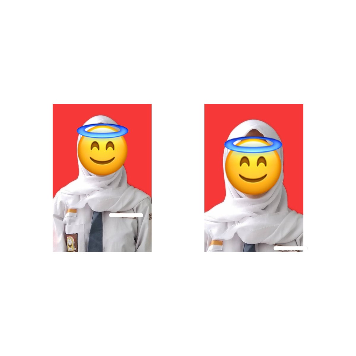 Sch! Pas foto yg bener yg mana? Terus cara merahin bendera nya gimana wkwk 😭😭 dan cara ngecilin resolusi fotonya juga gimana ya?