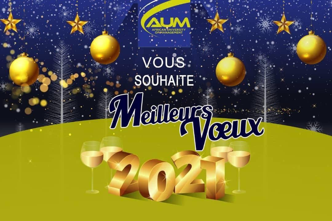 AumGabon's tweet photo. Les étudiants et élèves ingénieurs de l'AUM se joignent aux corps administratif et professoral pour vous souhaiter une bonne et heureuse année 2021. https://t.co/h7X2RPwz6d