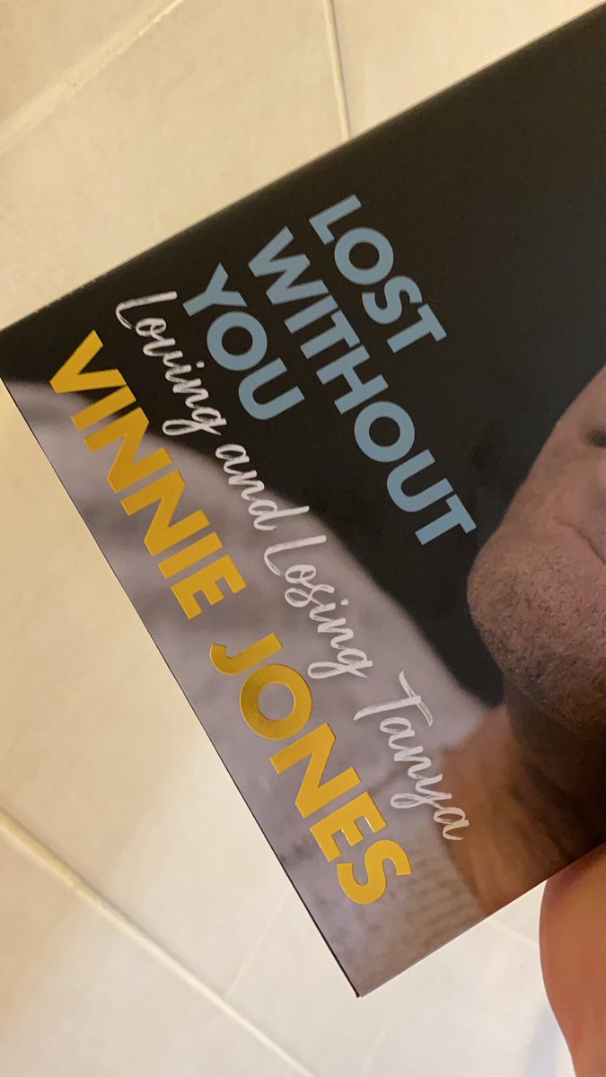 TOGMARC's tweet photo. @VinnieJones65 chapter one done and I’m hooked, my partner is going through some hard times after losing her best friend and this has opened my eyes to maybe how she is feeling. #thanksforsharing https://t.co/YOG0ppAiPJ