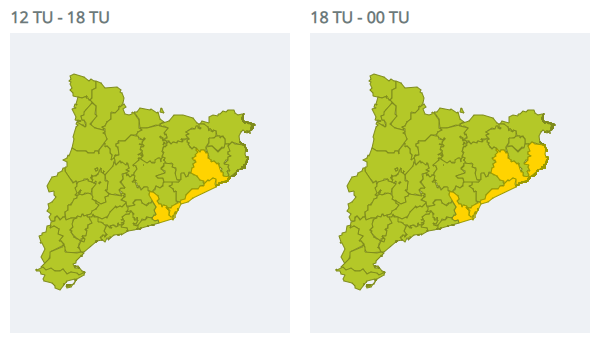 emergenciescat's tweet photo. Prealerta #NEUCAT #ProteccioCivil

Demà, dia 5 de gener, a partir del migdia i fins la mitjanit es podran donar ruixats dispersos al litoral, localment en forma de neu granulada, a les comarques del Baix Llobregat, Barcelonès, Maresme, Selva i Baix Empordà https://t.co/4eK10bvBRJ