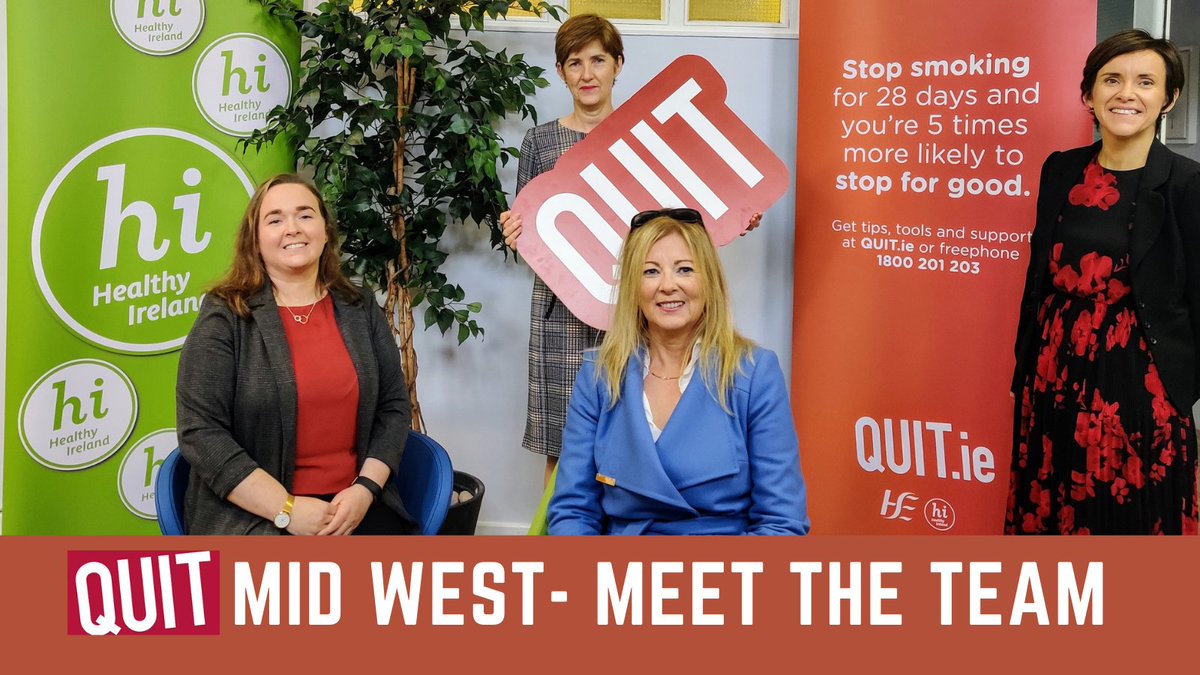 Quit Mid West Stop Smoking Service

Free Stop Smoking Support for people living in the Mid West (Clare, Limerick and North Tipperary)

Call 065-6865841 to speak to a Stop Smoking Advisor

You can Quit and we can help

#thelaststop
#QuitSMOKING 
#stopsmoking