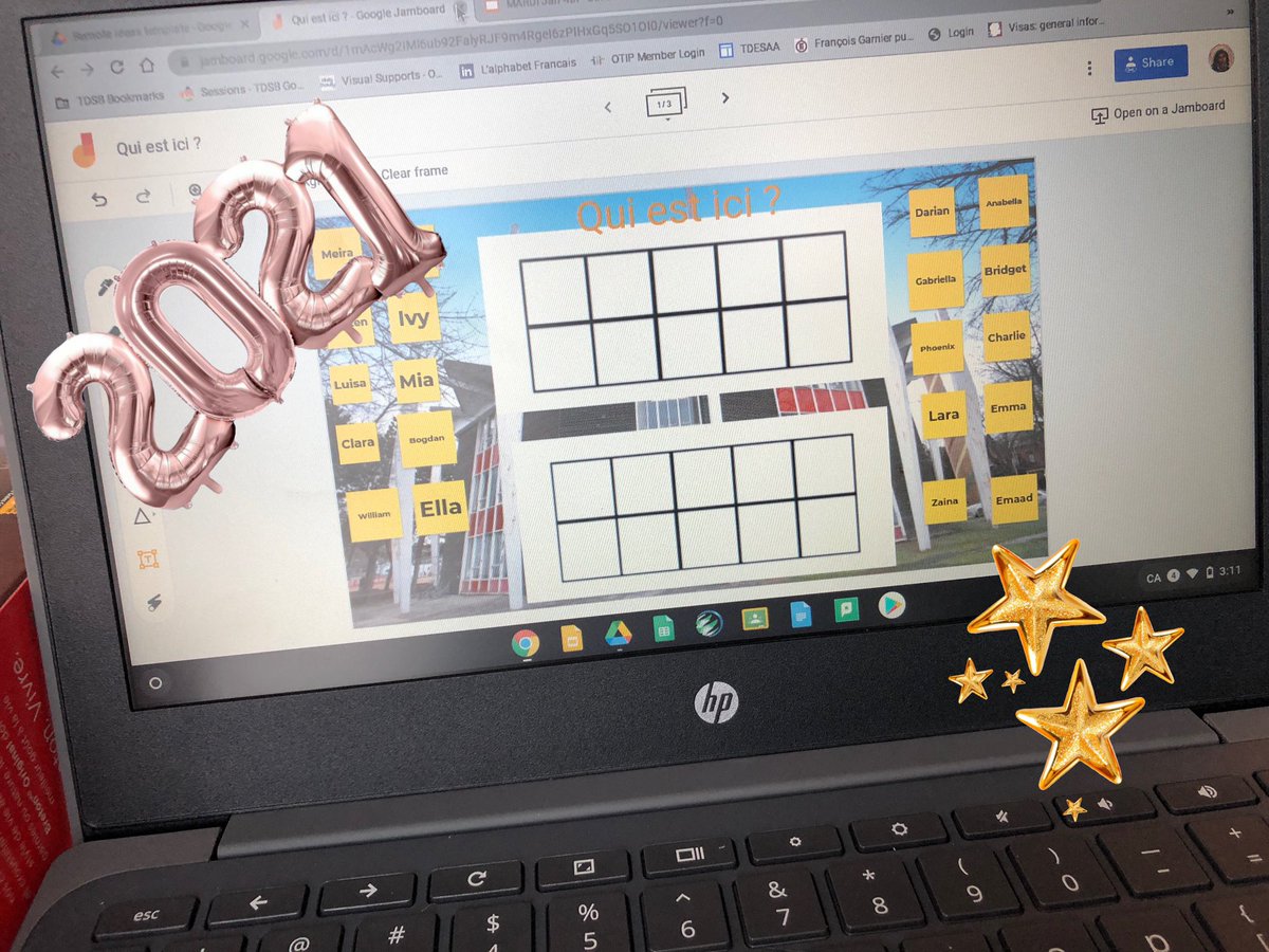 Wishing everyone a happy new year!! Good luck to all educators and students joining our virtual colleagues in online school this week 🤩 👩‍💻 👨‍💻 <a href="/LL_TDSB/">Lord Lansdowne PS</a> #learningfromhome #educators #jamboard