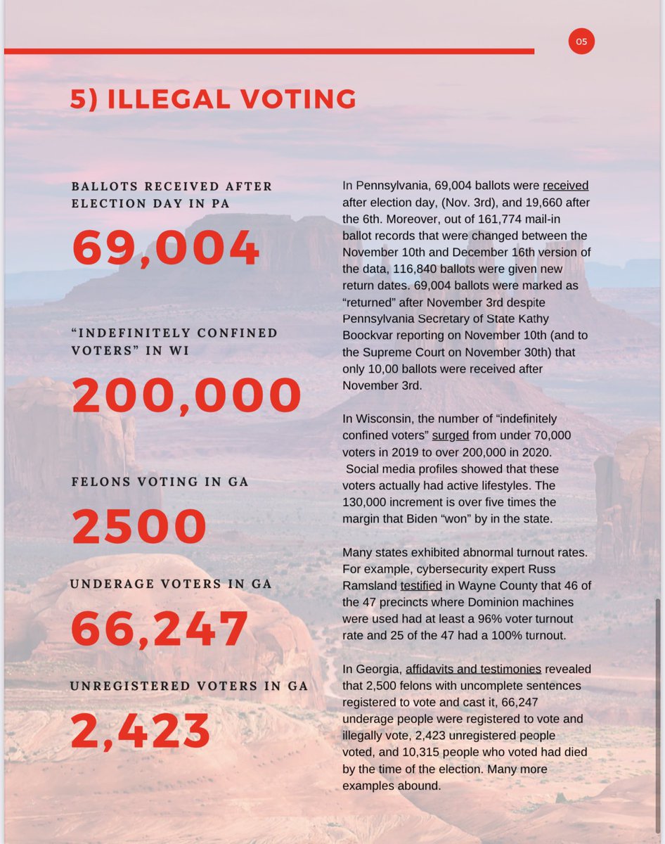 Want an easily digestible guide to the “election”? Read and share this thread or take the screen shots and share them on your own.  #EveryLegalVote  #HereIsTheEvidence