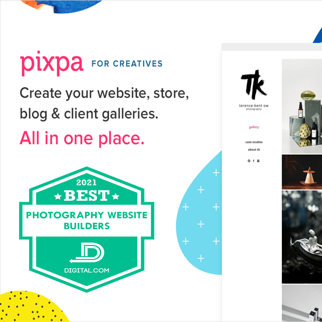 Pixpa's tweet photo. We're excited to announce that Pixpa is rated as the Best Website Builder Platform for #ProPhotographers in 2021. 🥳🎉

Thanks, https://t.co/Z2wLruGV63 for this award.

Learn More: https://t.co/cGCpk5EGMe
#pixpa #bestportfoliobuilder #bestwebsitebuilder https://t.co/Gmyh8iumk1