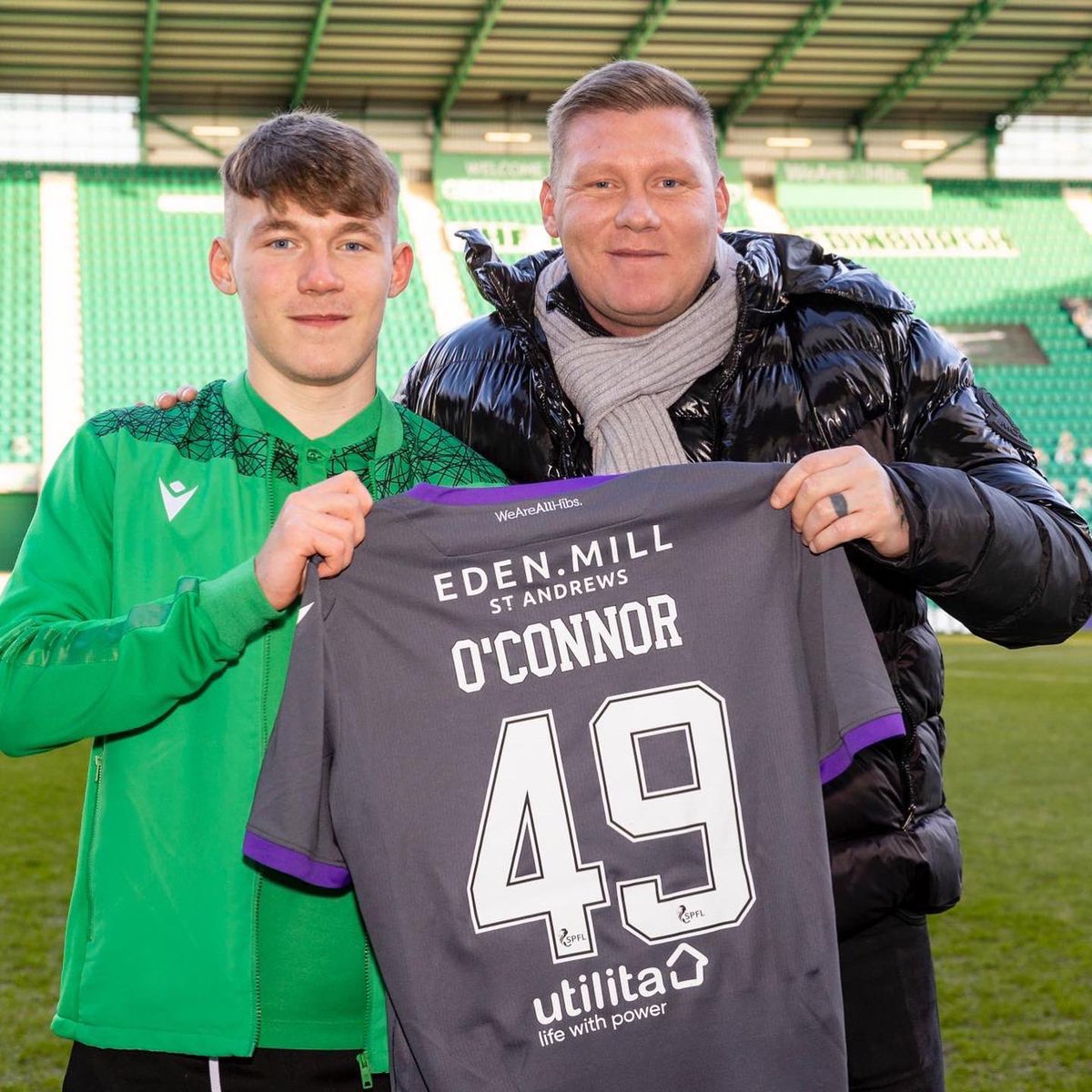 Happy to sign for the club i support and love ⚽️💪 <a href="/HibernianFC/">Hibernian Football Club</a>