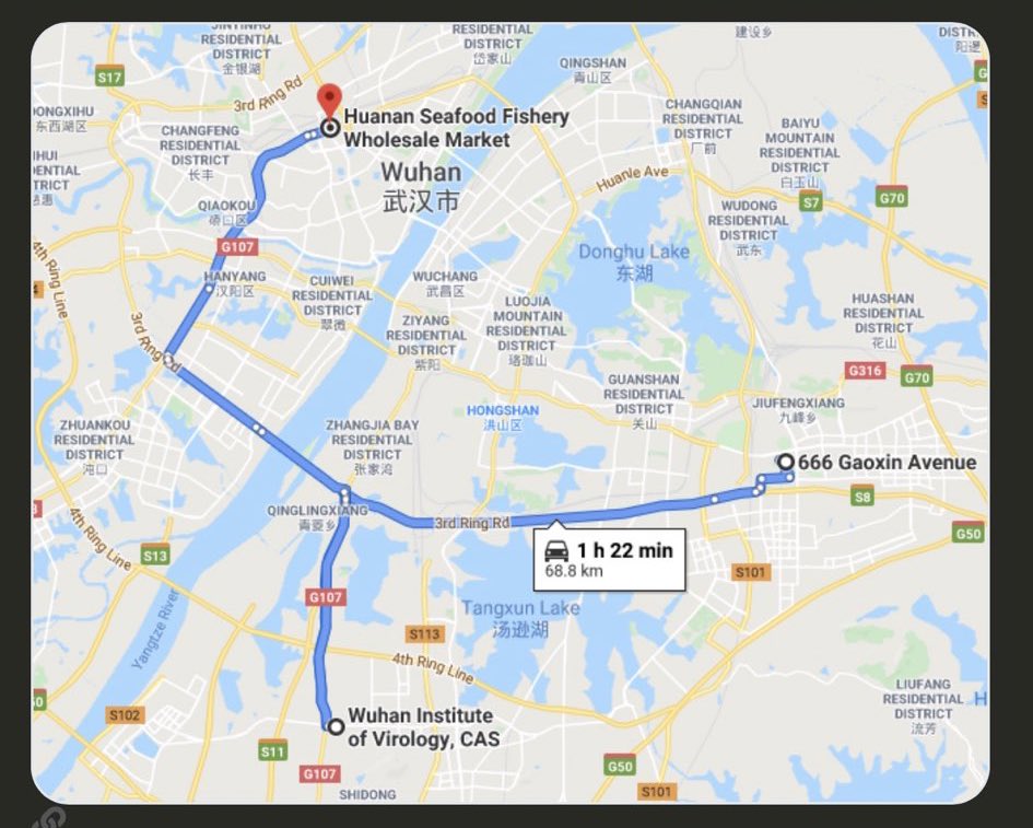 Corona Virus was created & released at WuXi App Tec in Wuhan, China (Address: 666 Goaxin Rd, Wuhan, China - see map below for reference) many bottles of the virus were created within the lab.