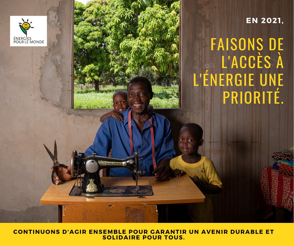 Toute l'équipe de la Fondation Énergies pour le Monde vous souhaite une excellente et heureuse année 🎉

Pour 2021, tâchons de surmonter les dommages encourus en continuant d'agir ensemble pour créer un monde plus juste et plus durable.