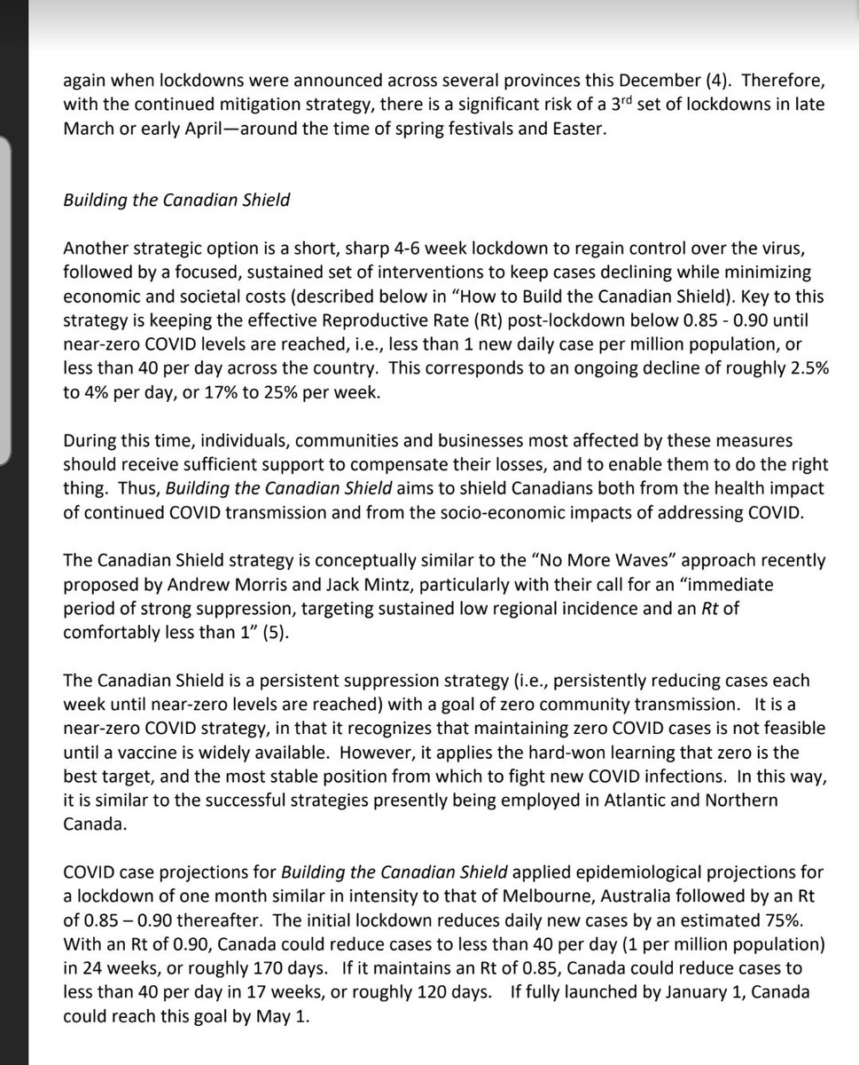 1/4 There is an influential organization in Canada that involves people connected to both the federal liberals and conservatives, that are lobbying for a Melbourne, Australia style lockdown across Canada. This could mean weeks or months to reach their goal. We cannot do this.